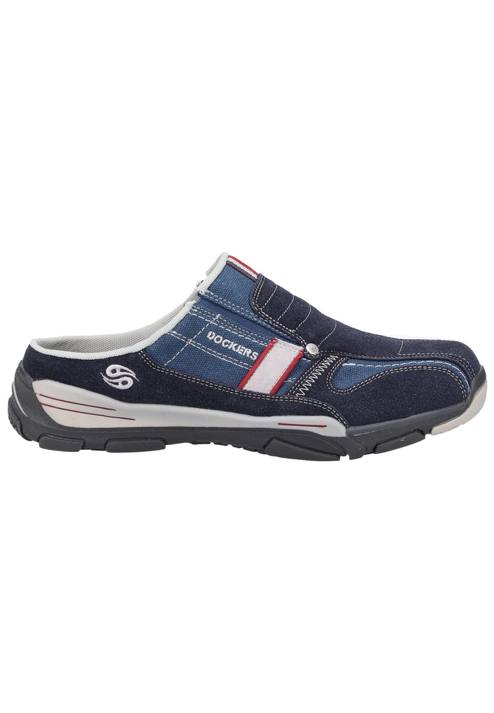 Dockers Clogs Lederimitat/Textil Navy - surf4shoes