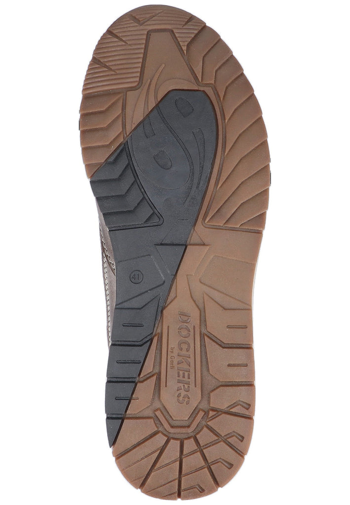 Dockers Sneaker Lederimitat Dunkelbraun - surf4shoes