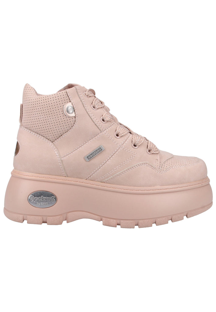 Dockers Halbschuhe Nappaleder Rosa - surf4shoes