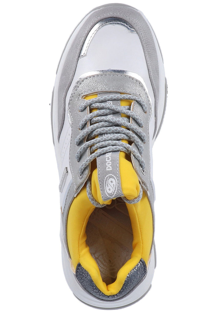 Dockers Sneaker Lederimitat Silber - surf4shoes