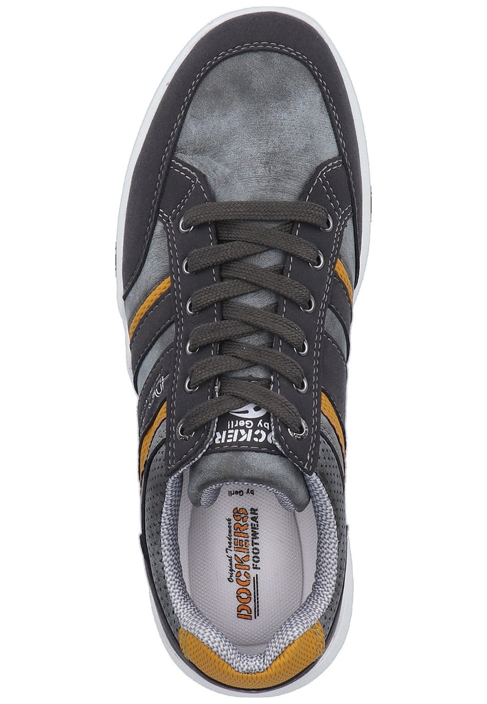 Dockers Sneaker Lederimitat Dunkelgrau - surf4shoes