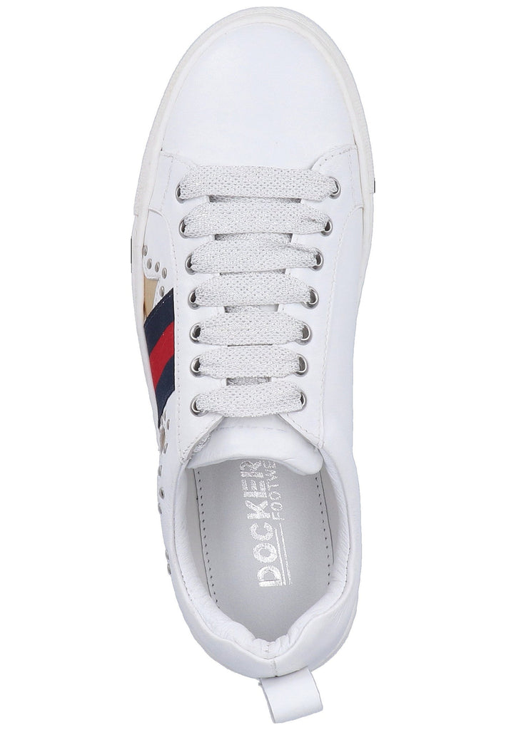 Dockers Sneaker Nappaleder Weiß - surf4shoes