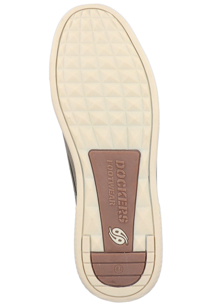 Dockers Sneaker Lederimitat/Textil Khaki - surf4shoes