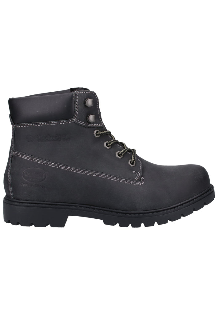 Dockers Stiefelette Leder Schwarz Warmfutter - surf4shoes