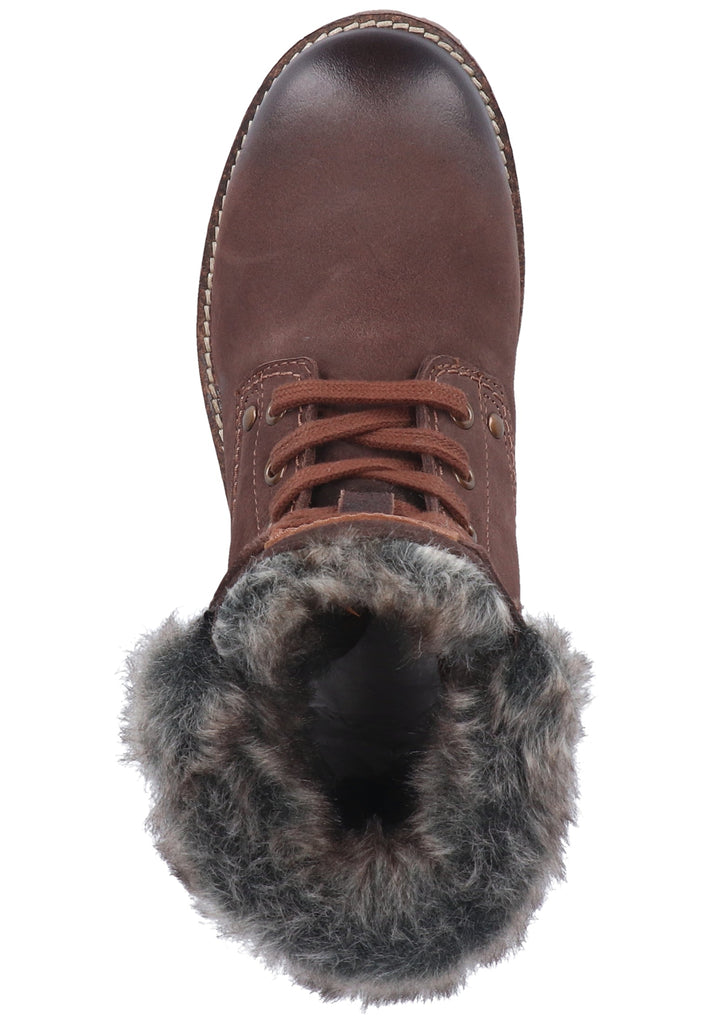 Dockers Stiefelette Nubukleder Schoko Warmfutter - surf4shoes