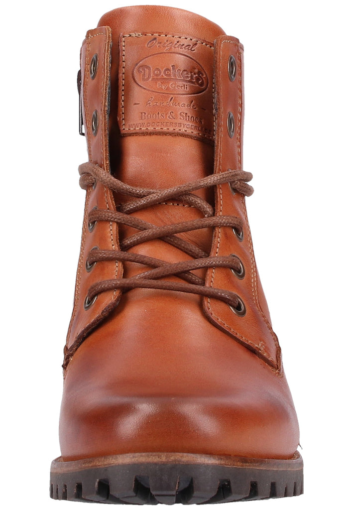 Dockers Stiefelette Nappaleder Cognac - surf4shoes