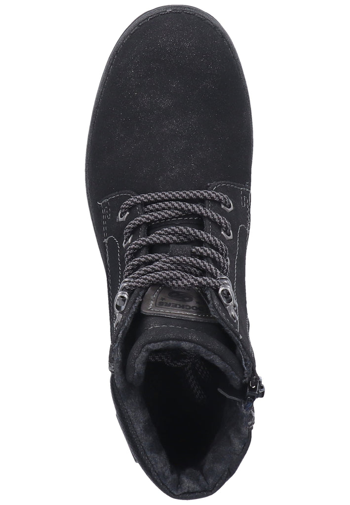 Dockers Stiefelette Lederimitat Schwarz - surf4shoes