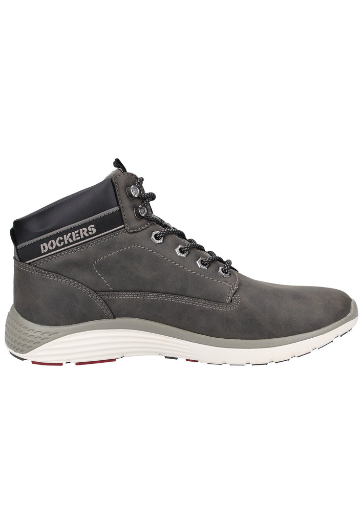 Dockers Sneaker Lederimitat Dunkelgrau - surf4shoes