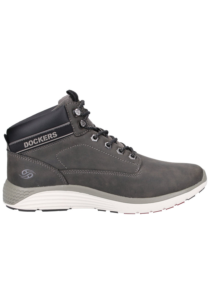 Dockers Sneaker Lederimitat Dunkelgrau - surf4shoes