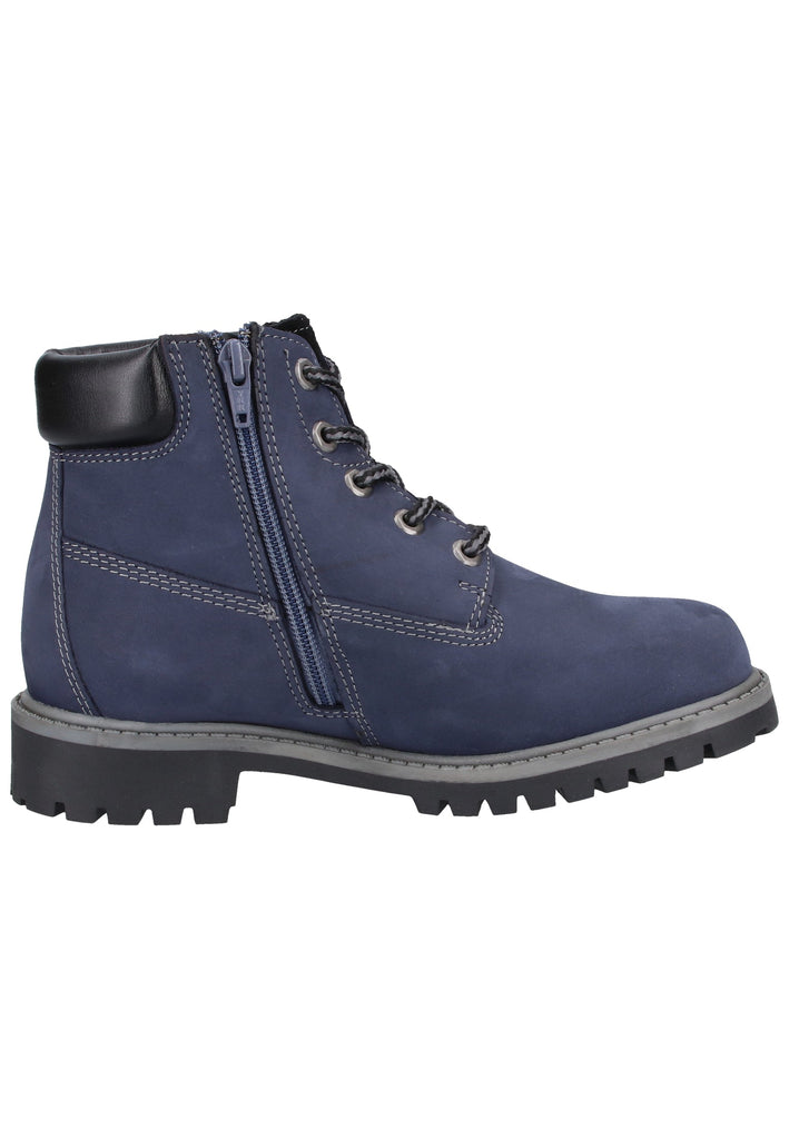 Dockers Stiefelette Nubukleder Navy Warmfutter - surf4shoes