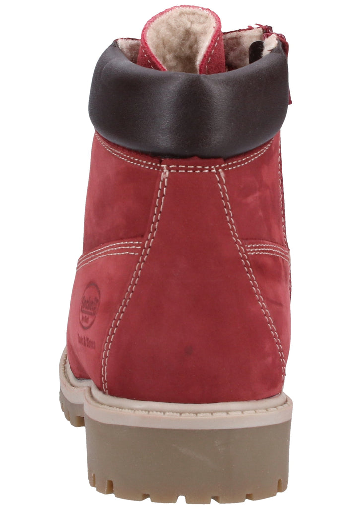 Dockers Stiefelette Nubukleder Bordeaux Warmfutter - surf4shoes