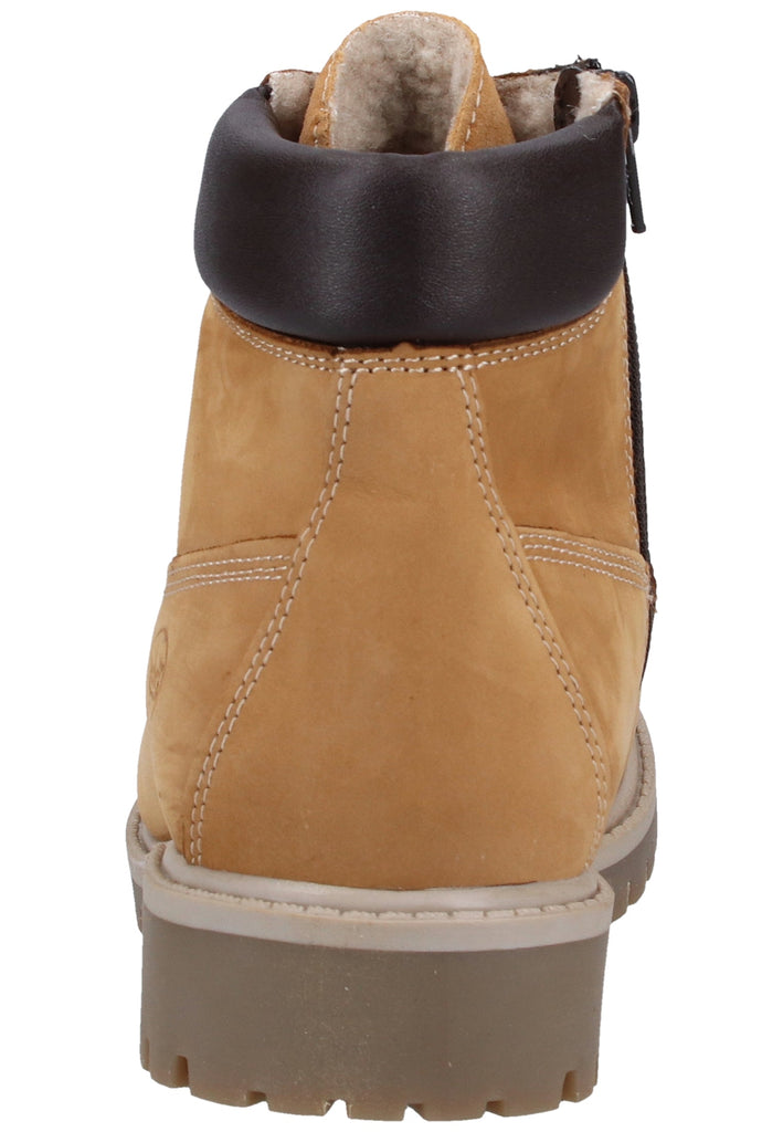 Dockers Stiefelette Nubukleder Golden Tan Warmfutter - surf4shoes