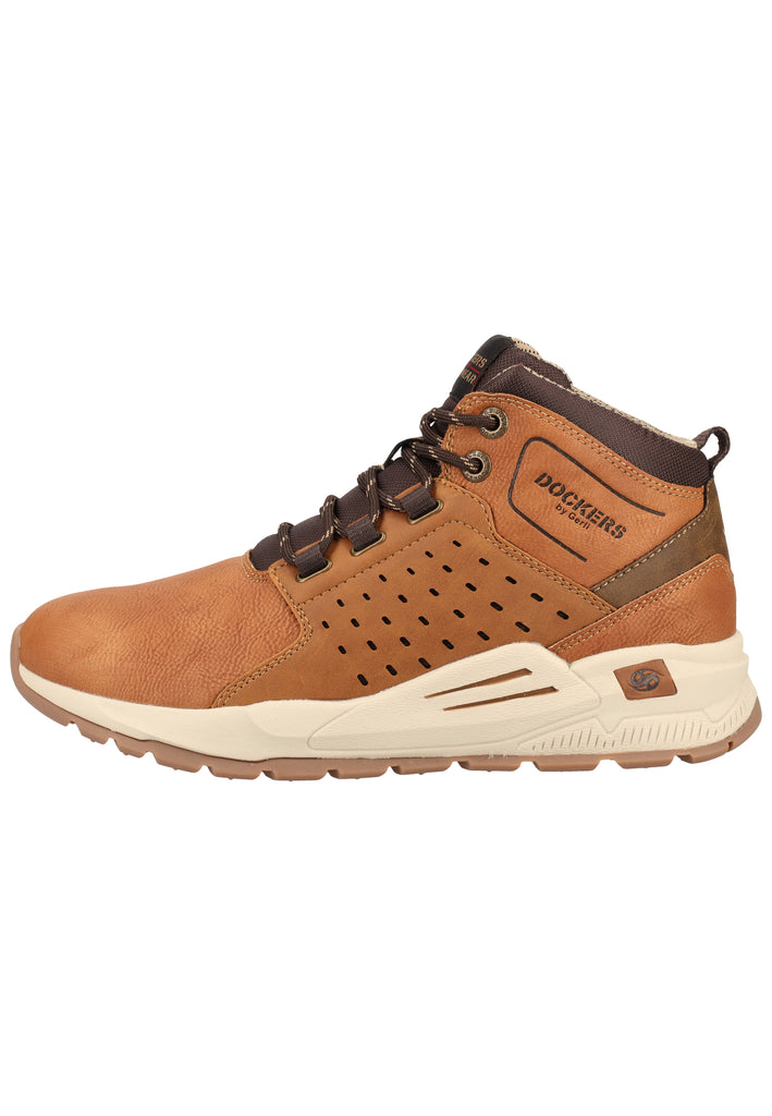 Dockers Sneaker Lederimitat Braun - surf4shoes