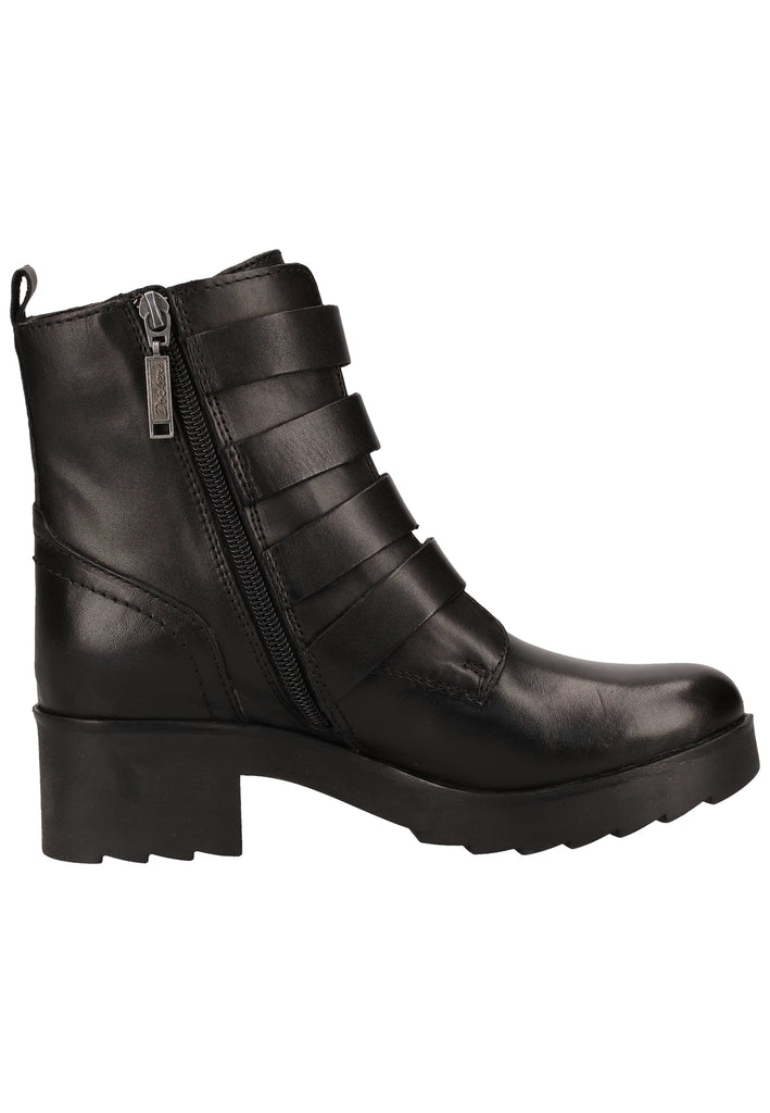 Dockers Stiefelette Nappaleder Schwarz - surf4shoes