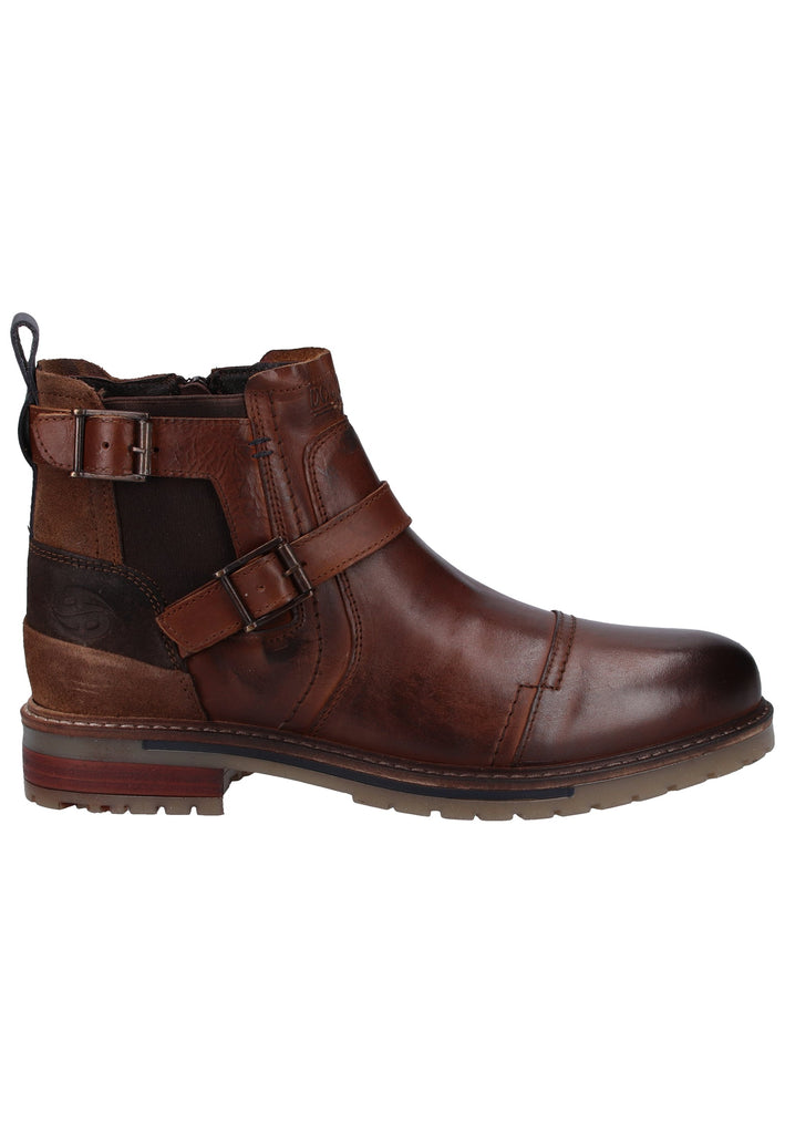 Dockers Stiefelette Nappaleder Cognac - surf4shoes