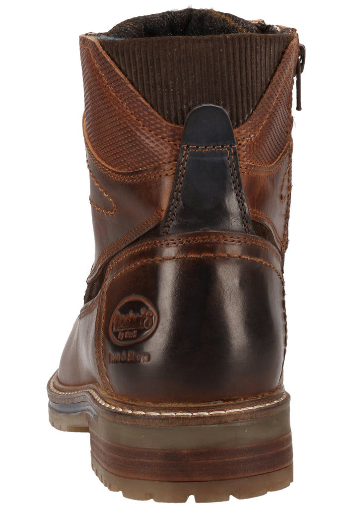 Dockers Stiefelette Nappaleder Braun - surf4shoes