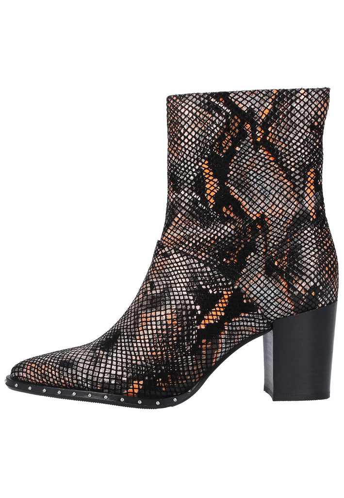 Bronx Stiefelette Leder Schwarz - surf4shoes