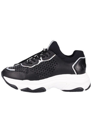 Bronx Sneaker Nappaleder Schwarz - surf4shoes