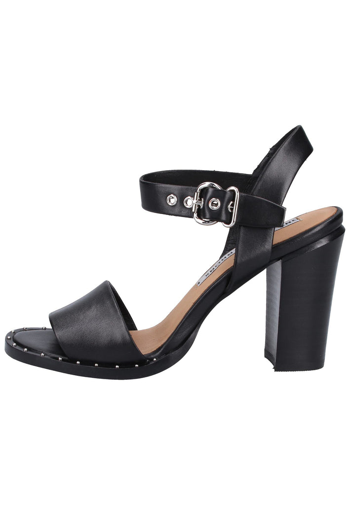 Bronx Sandalen Leder Schwarz - surf4shoes