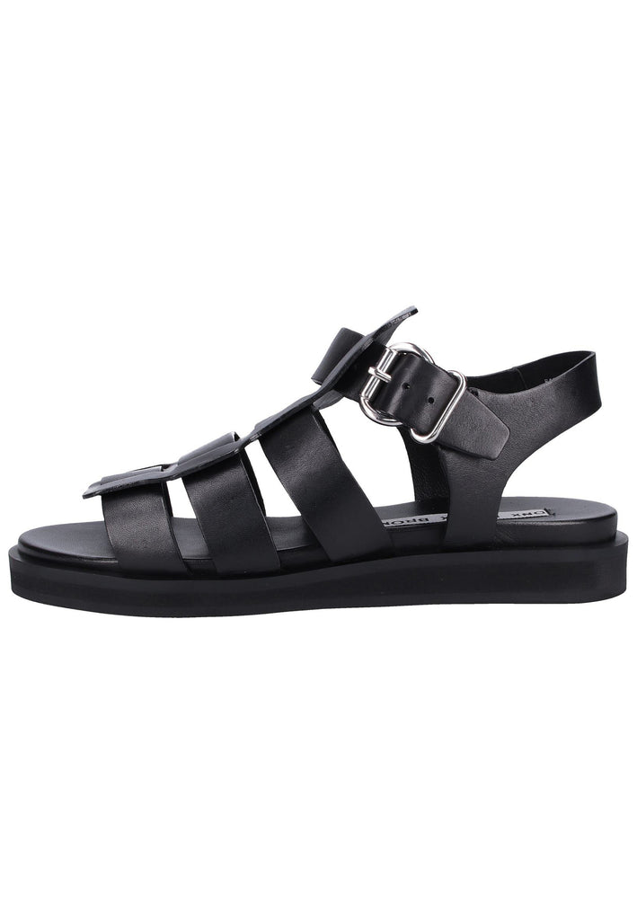 Bronx Sandalen Leder Schwarz - surf4shoes