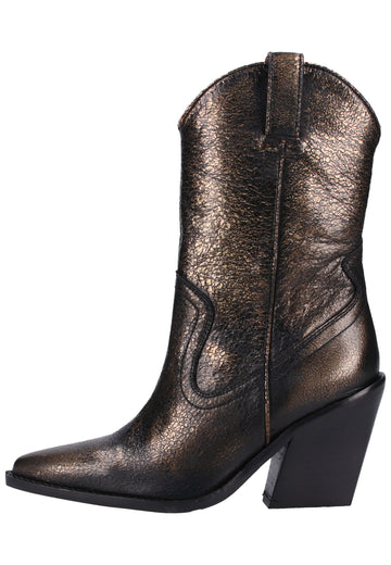 Bronx Stiefel Leder Gold - surf4shoes