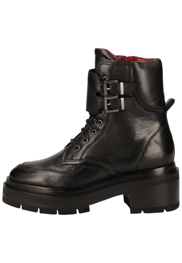 Bronx Stiefelette Nappaleder Schwarz - surf4shoes