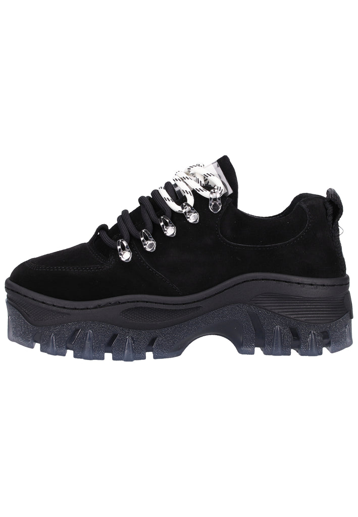 Bronx Halbschuhe Veloursleder Schwarz - surf4shoes