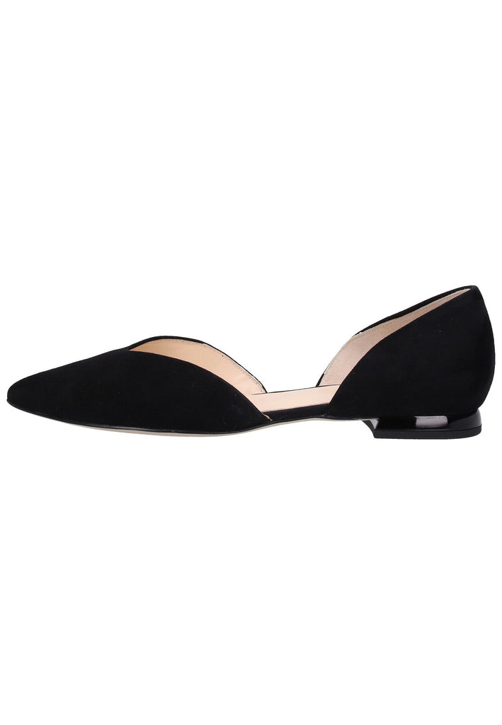 Högl Slipper Veloursleder Schwarz - surf4shoes