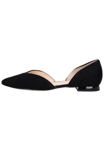 Högl Slipper Veloursleder Schwarz - surf4shoes