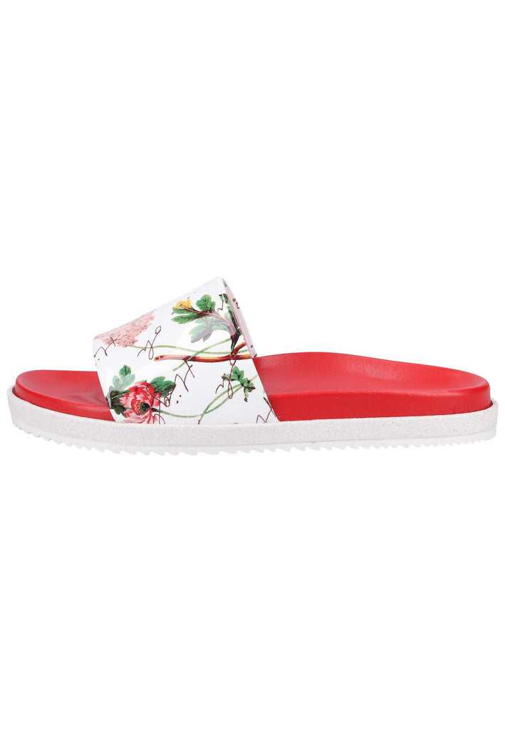 Högl Pantoletten Leder Weiß - surf4shoes