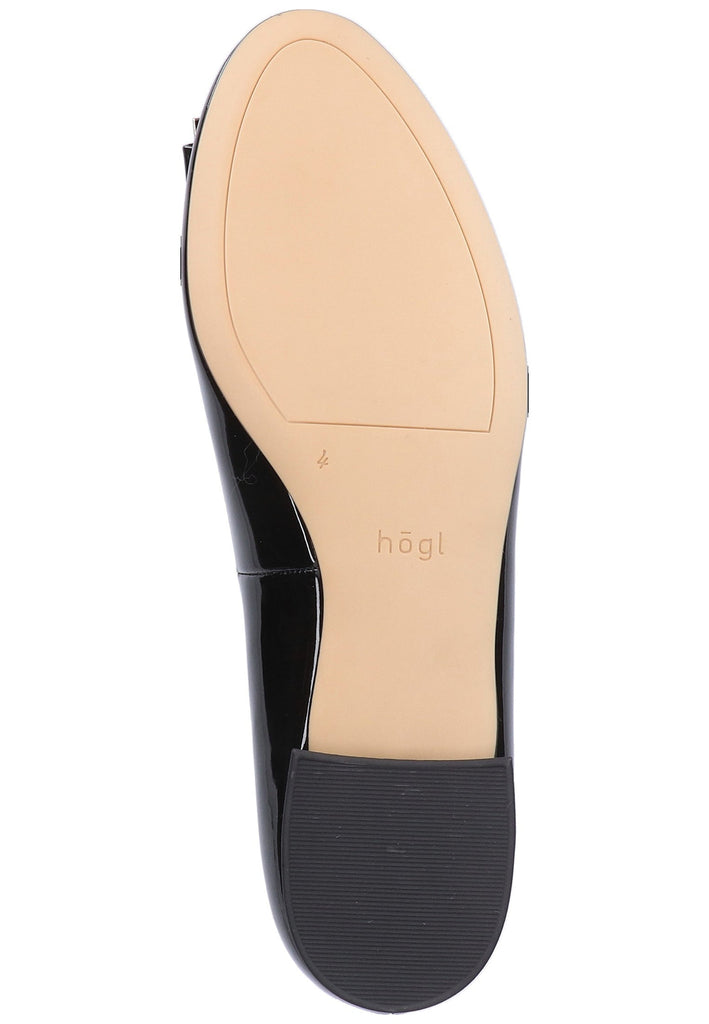 Högl Ballerinas Leder Schwarz - surf4shoes