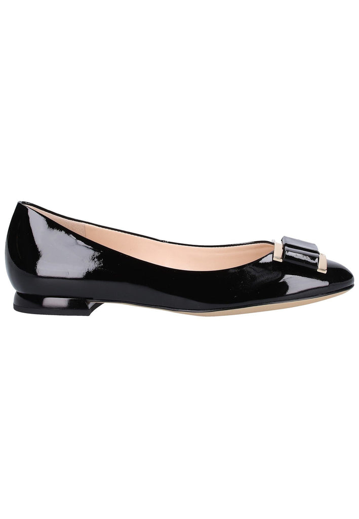 Högl Ballerinas Leder Schwarz - surf4shoes