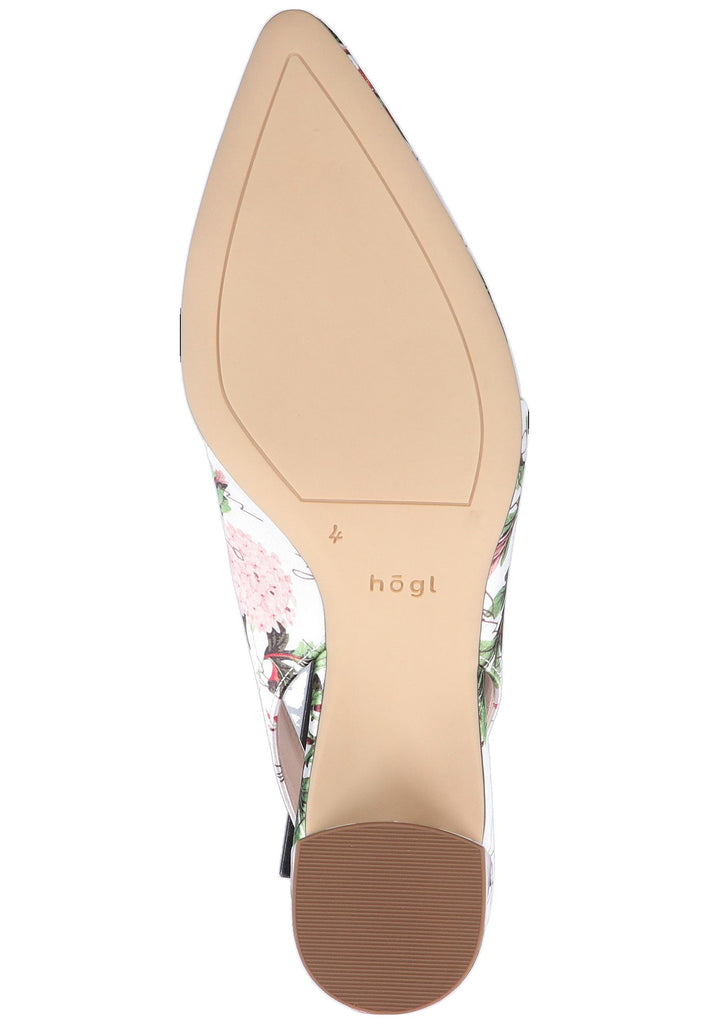 Högl Pumps Leder Weiß - surf4shoes