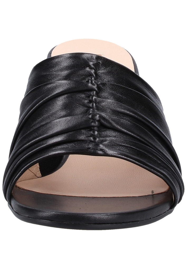 Högl Pantoletten Leder Schwarz - surf4shoes