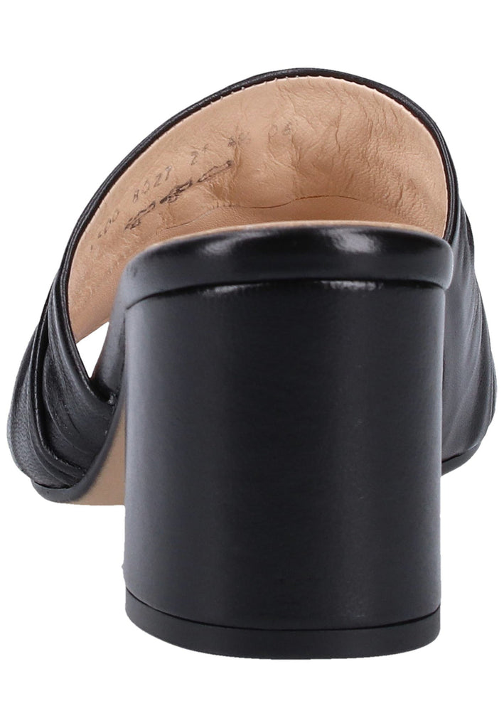Högl Pantoletten Leder Schwarz - surf4shoes