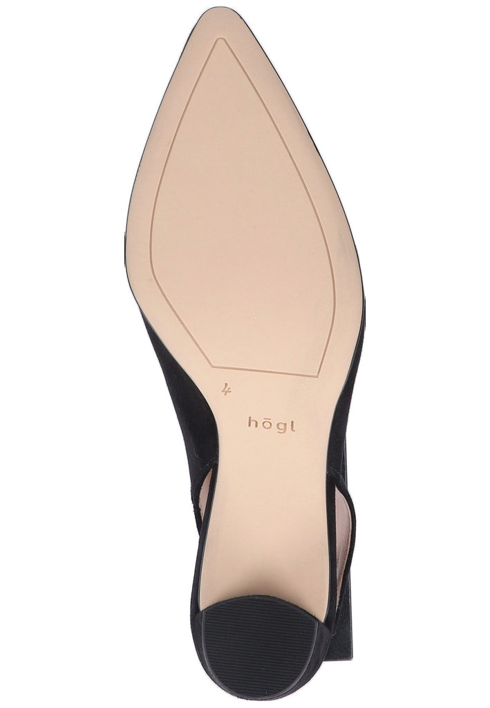 Högl Pumps Veloursleder Schwarz - surf4shoes