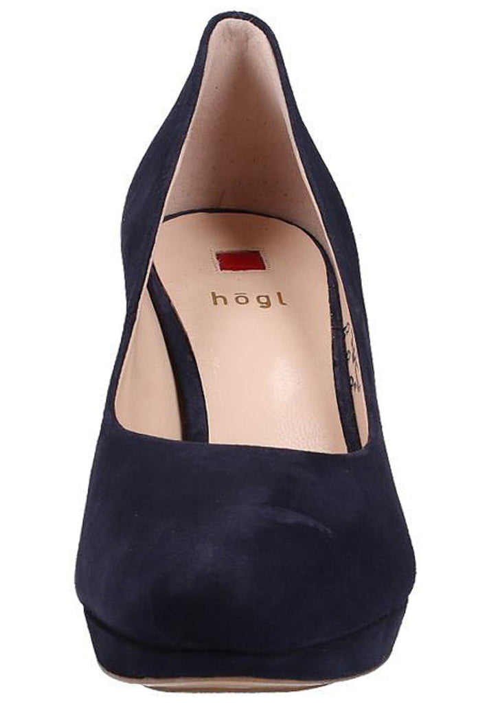 Högl Pumps Veloursleder Blau - surf4shoes