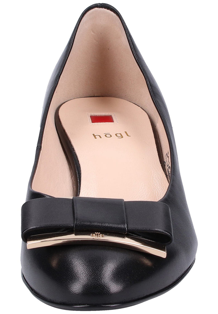 Högl Pumps Leder Schwarz - surf4shoes