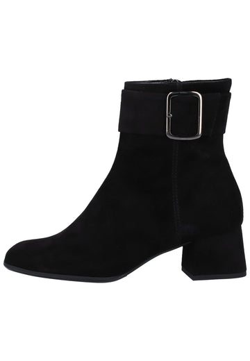 Högl Stiefelette Veloursleder Schwarz - surf4shoes