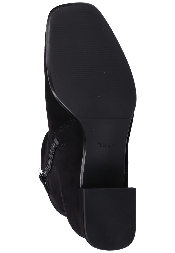 Högl Stiefelette Veloursleder Schwarz - surf4shoes