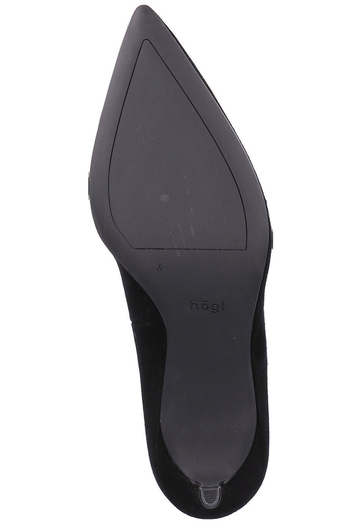 Högl Pumps Samt Schwarz - surf4shoes