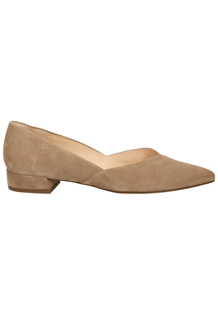 Högl Ballerinas Samt Taupe - surf4shoes