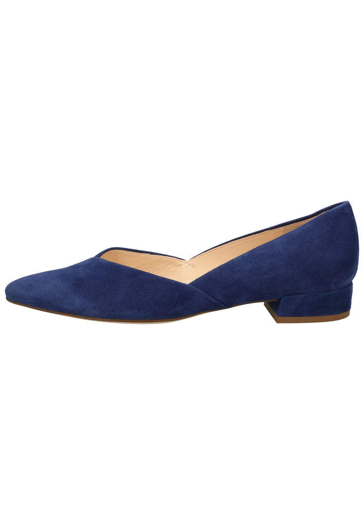 Högl Ballerinas Samt Navy - surf4shoes