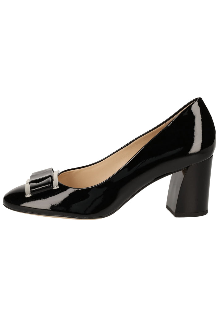 Högl Pumps Leder Schwarz Lack - surf4shoes