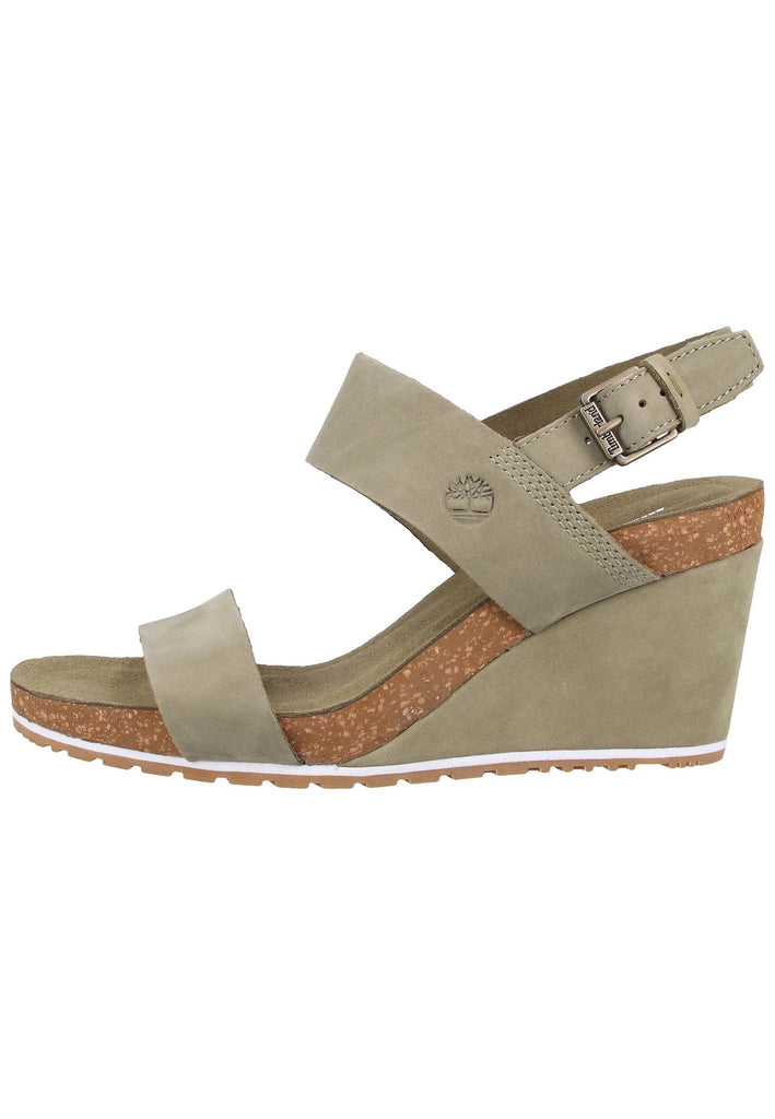 Timberland Sandalen Nubukleder Oliv - surf4shoes