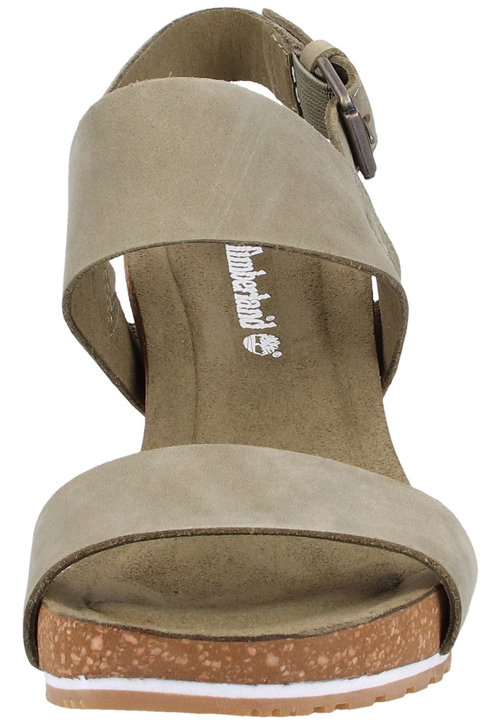 Timberland Sandalen Nubukleder Oliv - surf4shoes