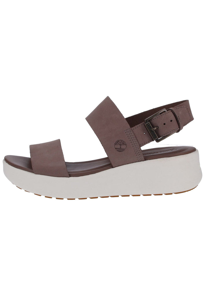 Timberland Sandalen Nubukleder Taupe - surf4shoes