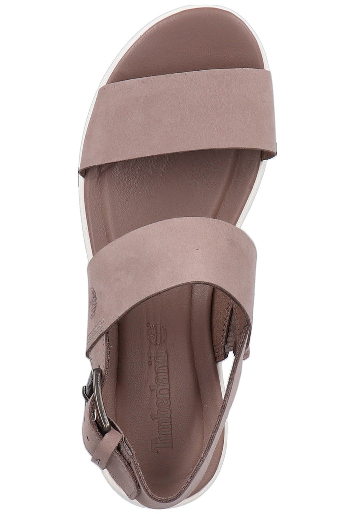 Timberland Sandalen Nubukleder Taupe - surf4shoes
