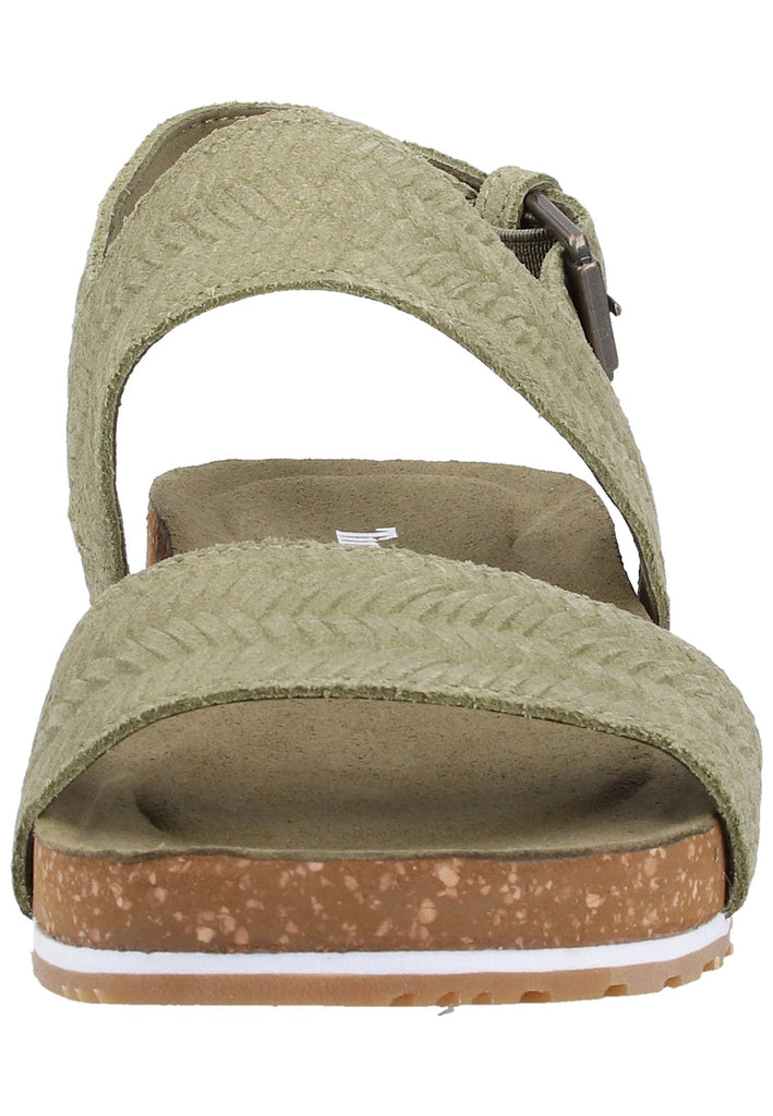 Timberland Sandalen Veloursleder Oliv - surf4shoes