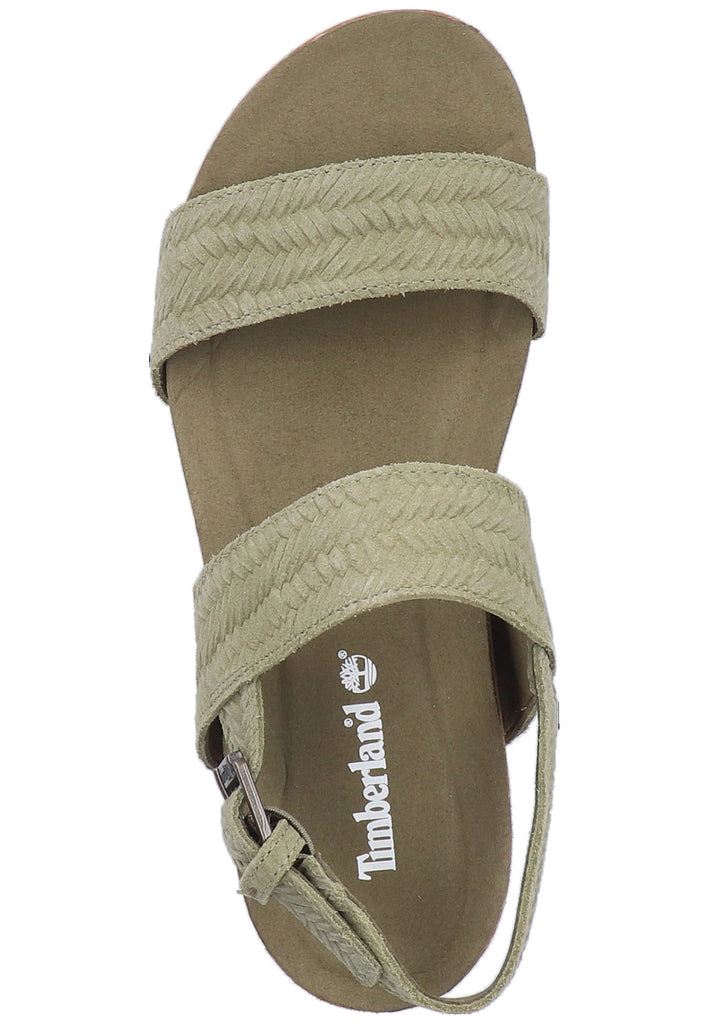Timberland Sandalen Veloursleder Oliv - surf4shoes